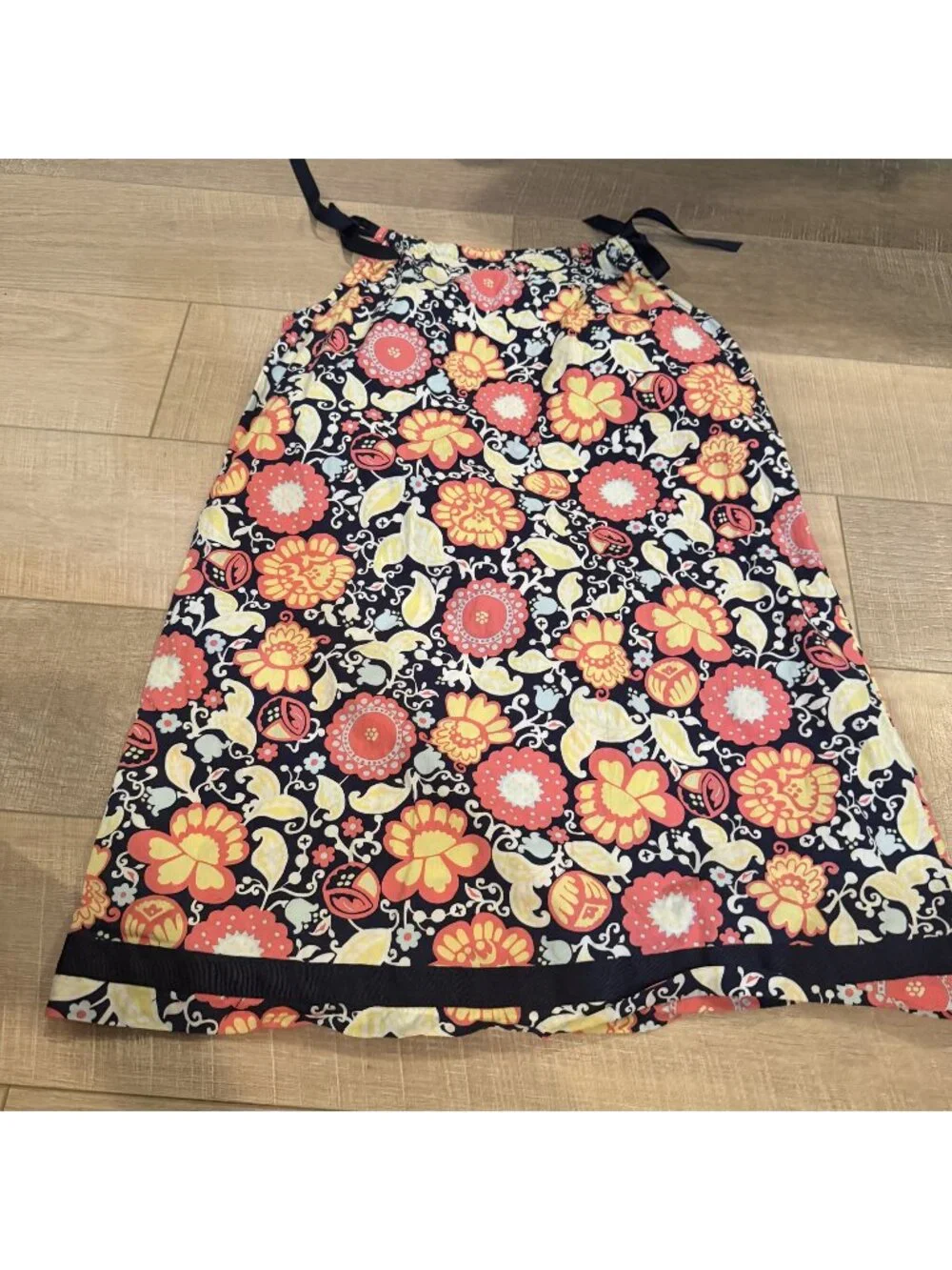 Hanna Andersson Girls Size 150 US Size 12 Floral Dress